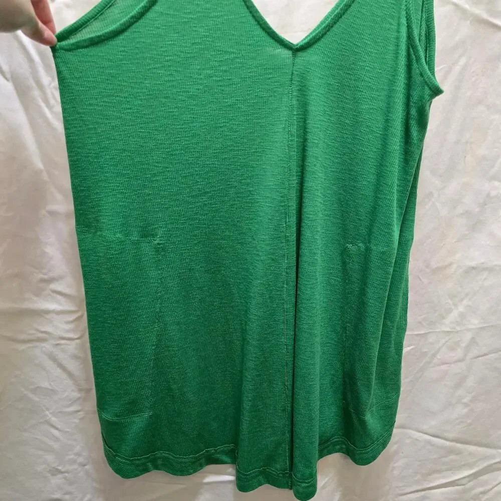 Free People Green Midi Slip Dress
